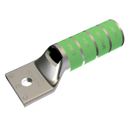 Burndy 1 Hole HYLUG Cu Compr Terminal, Long Brrl, W/ Insp Window, 600 kcmil, YAZ36TC12